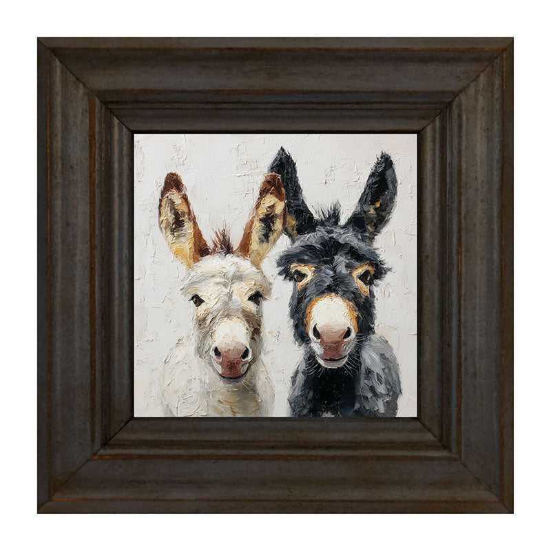 Animal Buddies - Posing Donkeys
