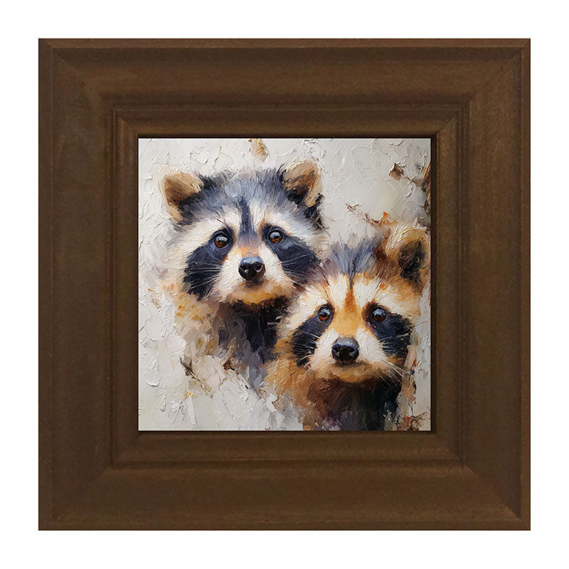 Animal Buddies - Posing Raccoons