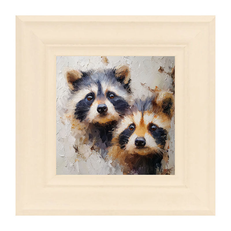 Animal Buddies - Posing Raccoons