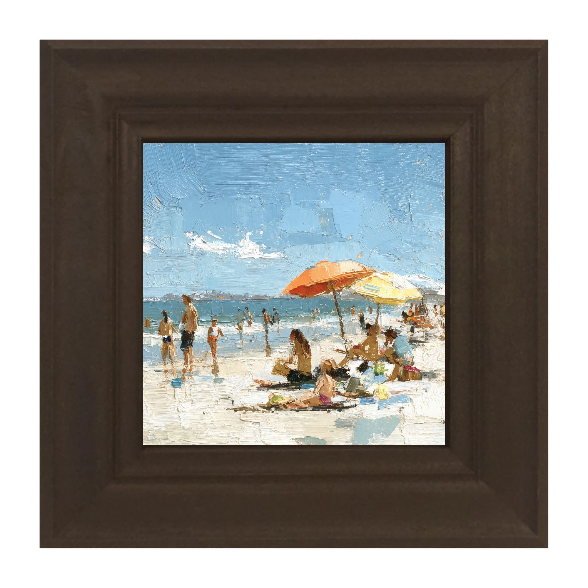 Beach Time - Orange Umbrella