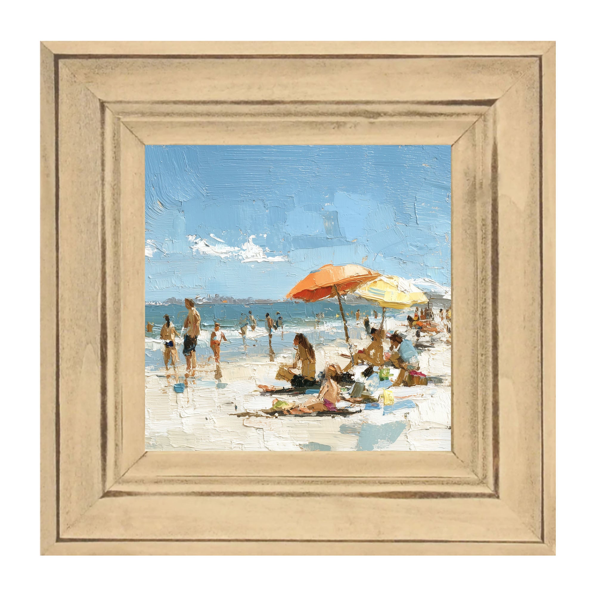 Beach Time - Orange Umbrella