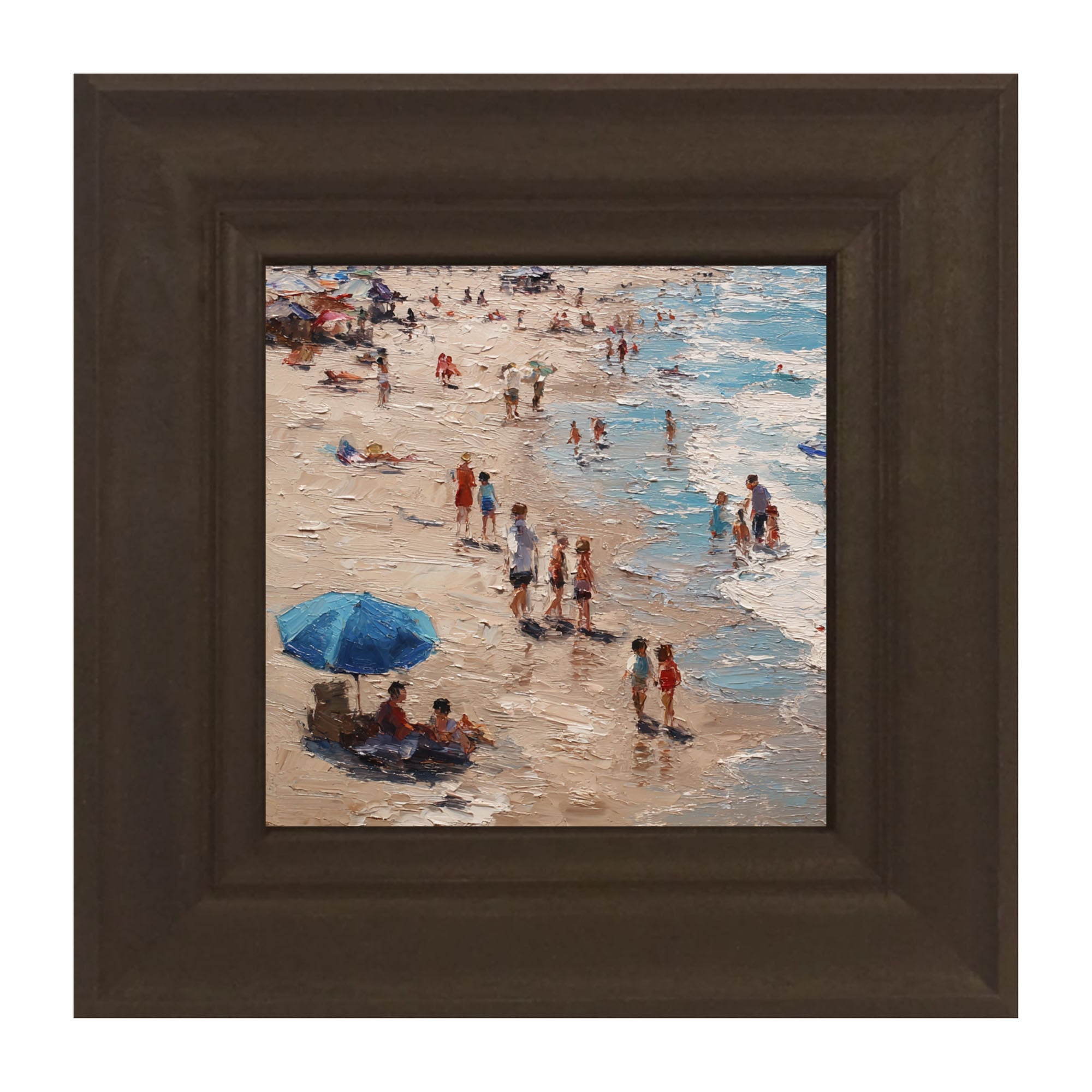 Beach Time - Blue Umbrella