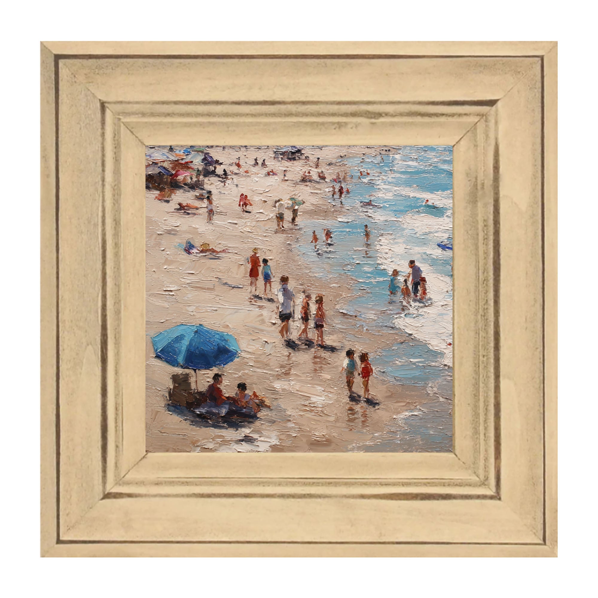 Beach Time - Blue Umbrella