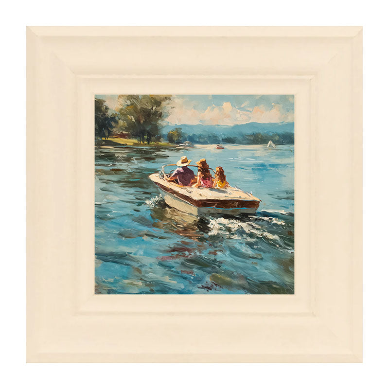 Family Boating on the Lake
