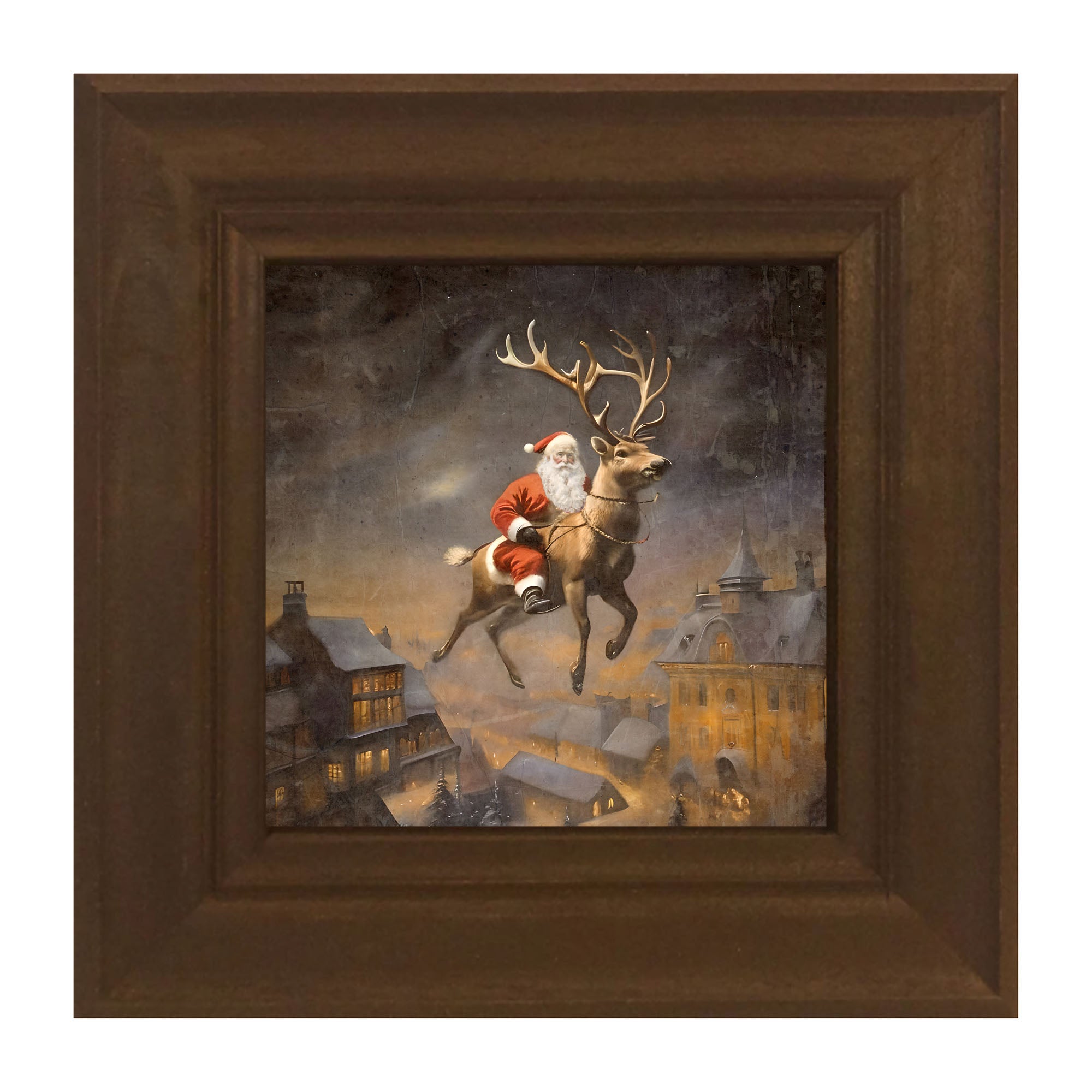 Santa on a Reindeer