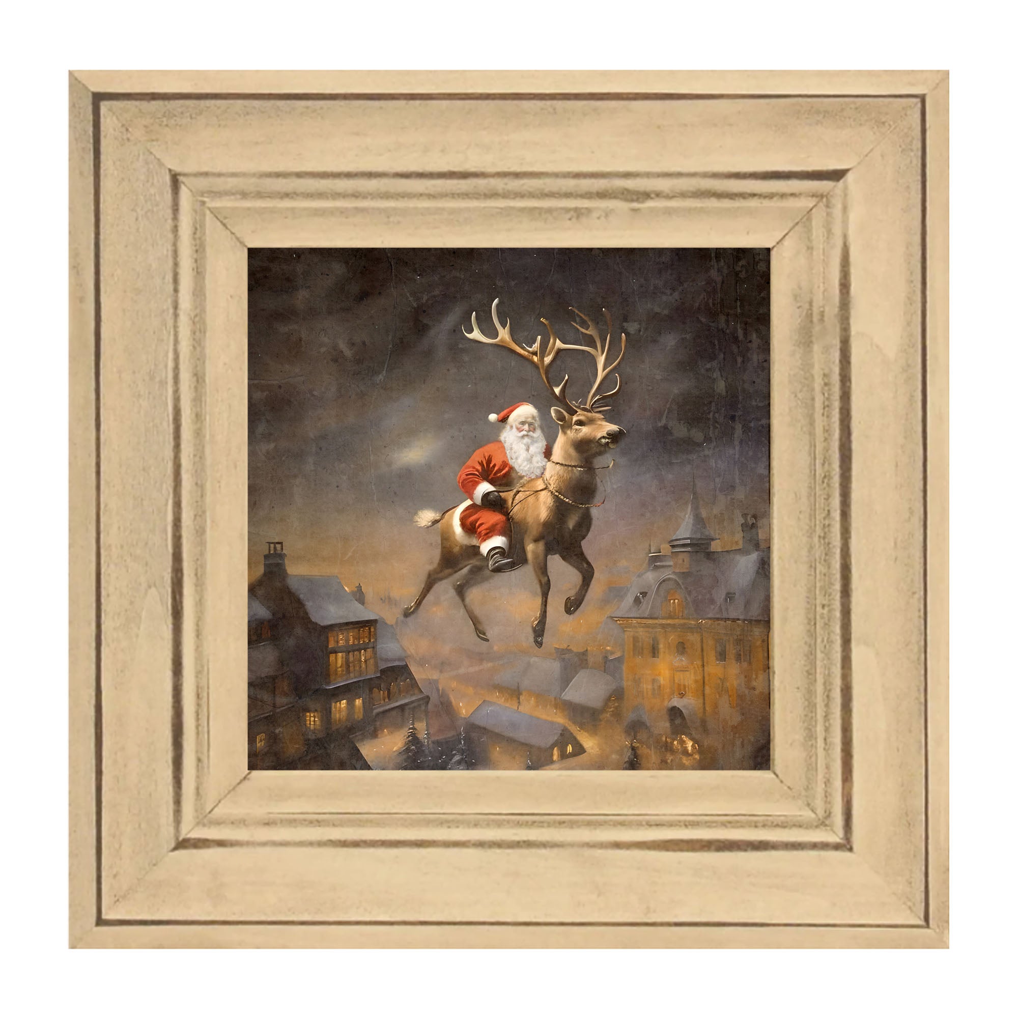 Santa on a Reindeer