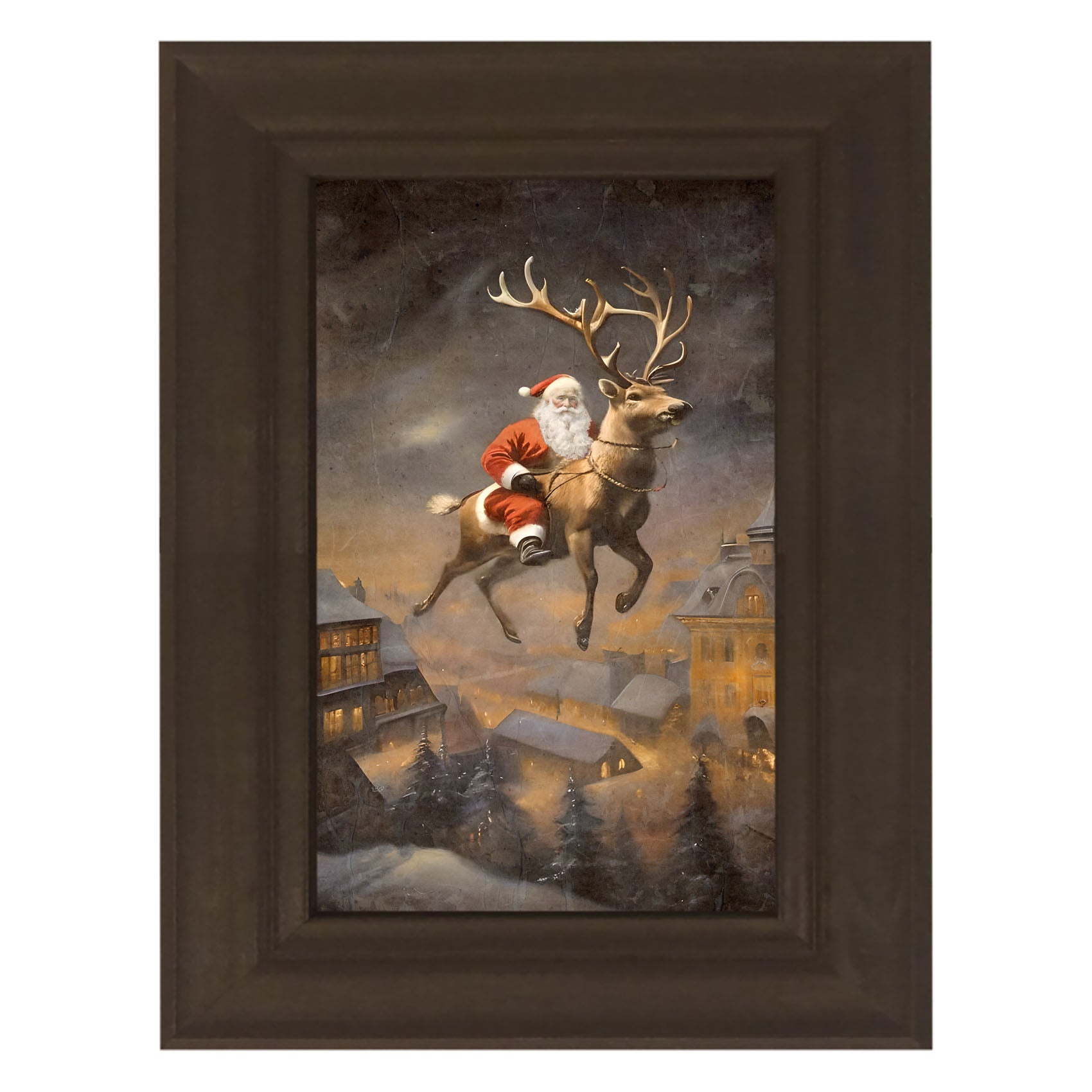 Santa on a Reindeer
