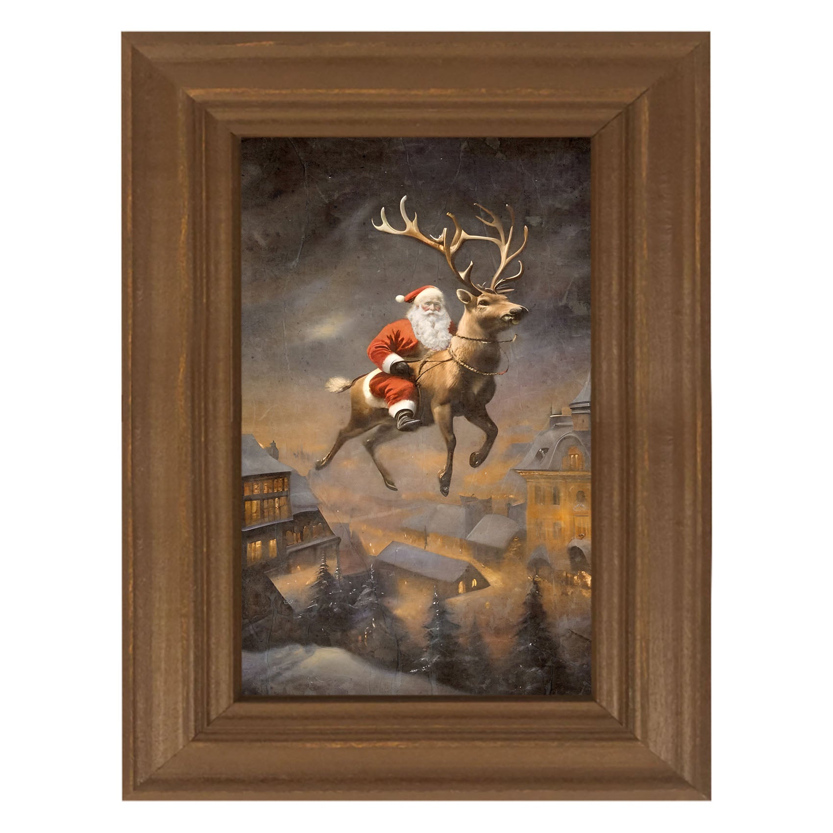 Santa on a Reindeer