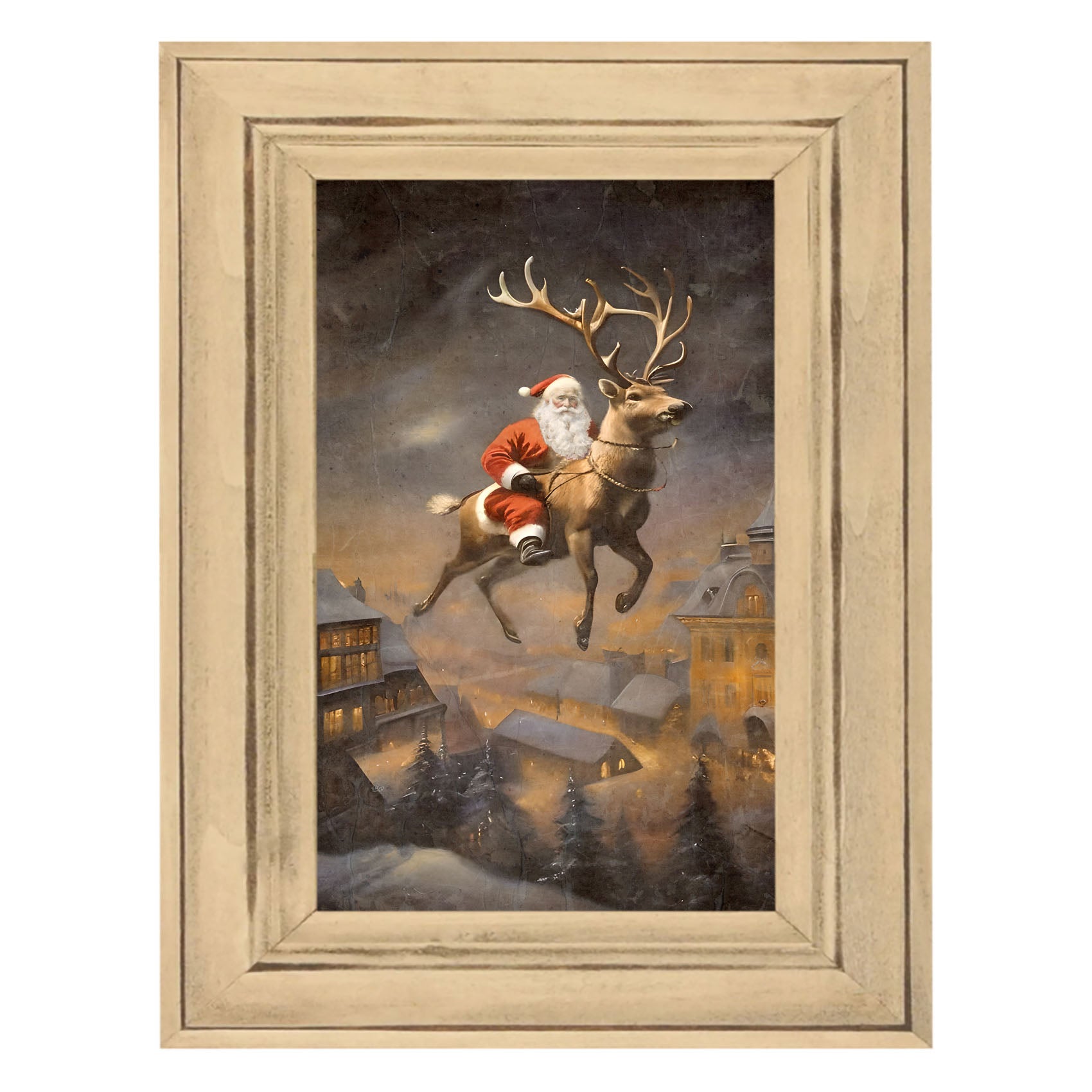 Santa on a Reindeer