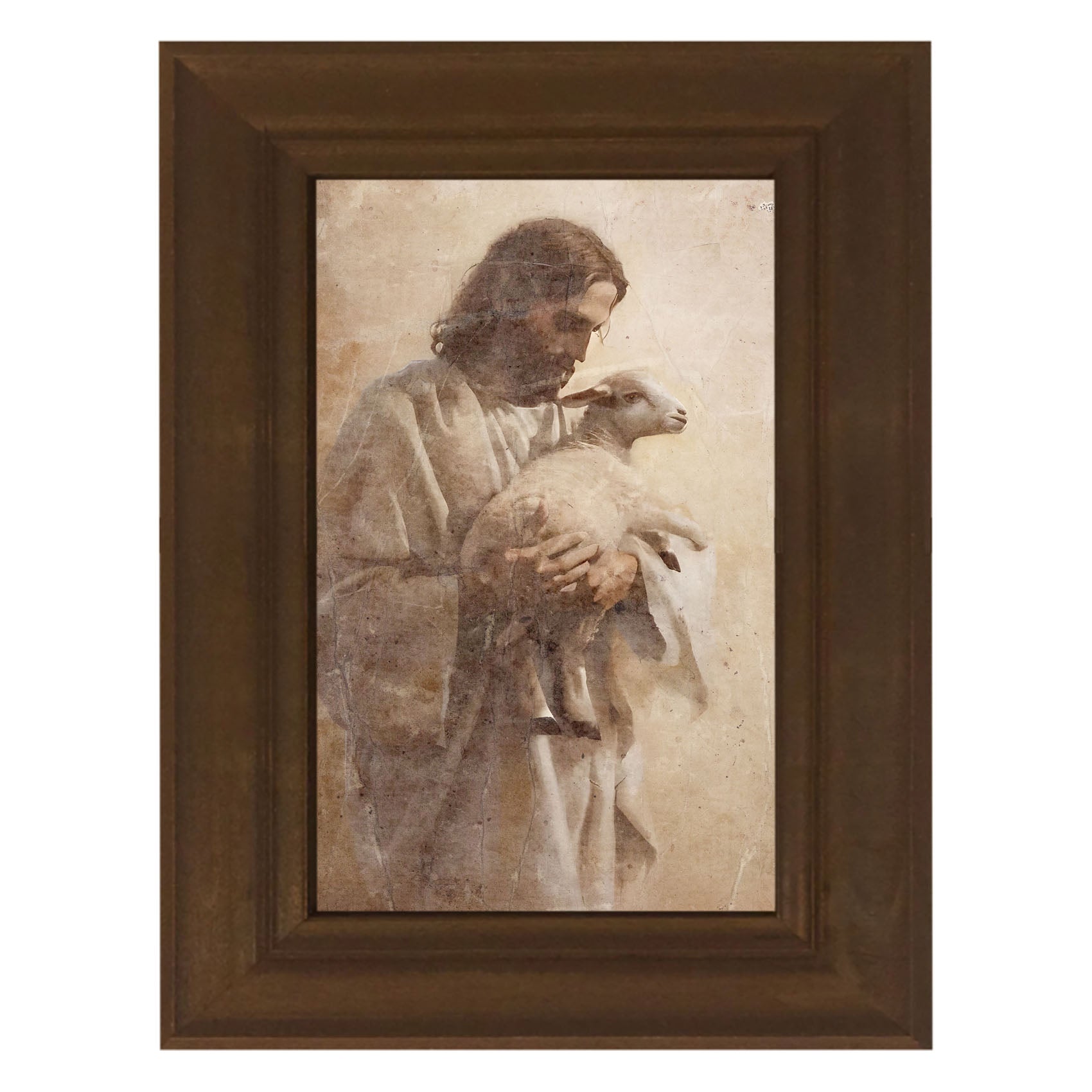 Jesus with a lamb