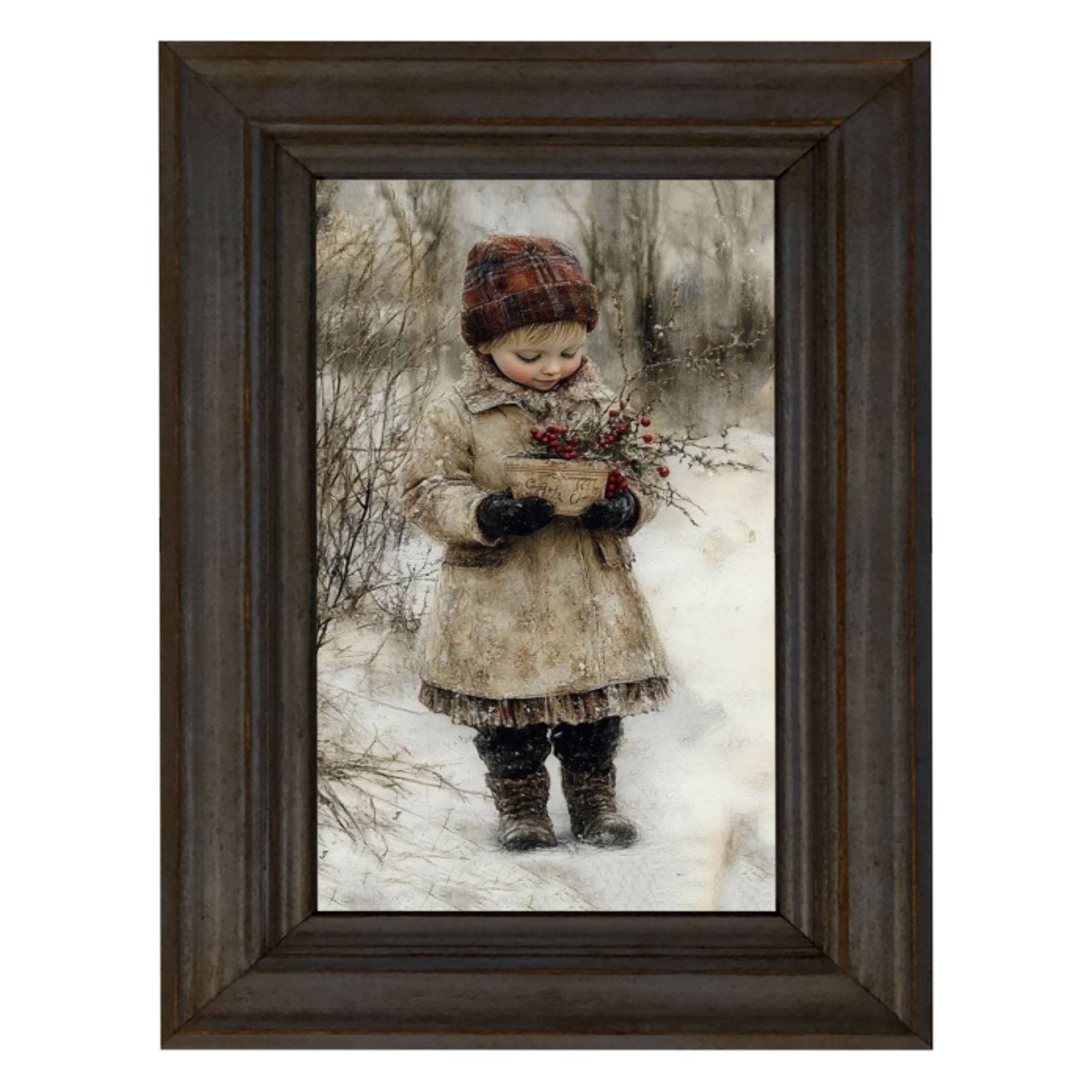Girl with Red Berries