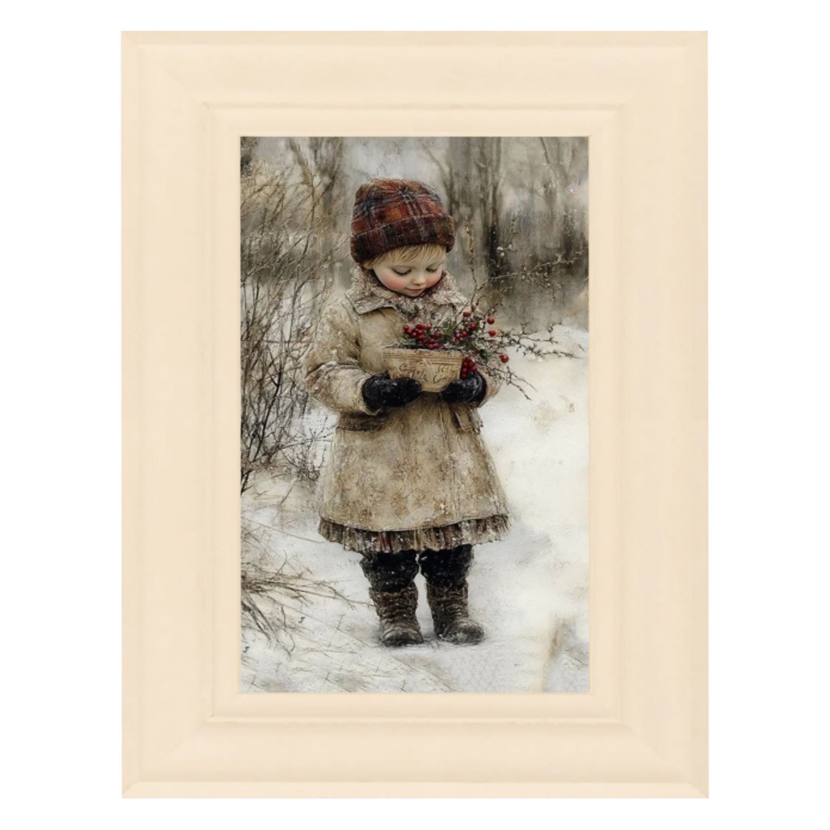 Girl with Red Berries