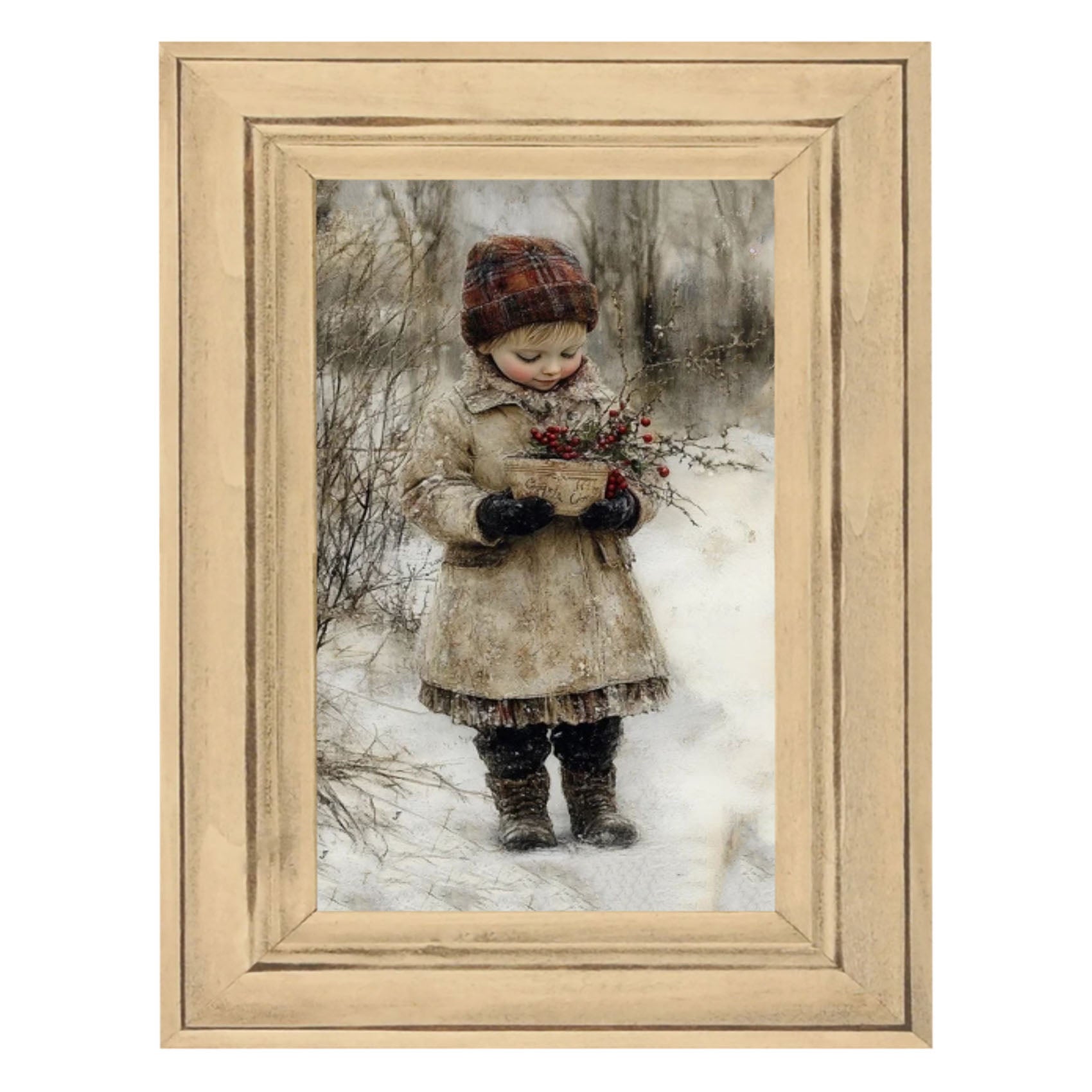 Girl with Red Berries
