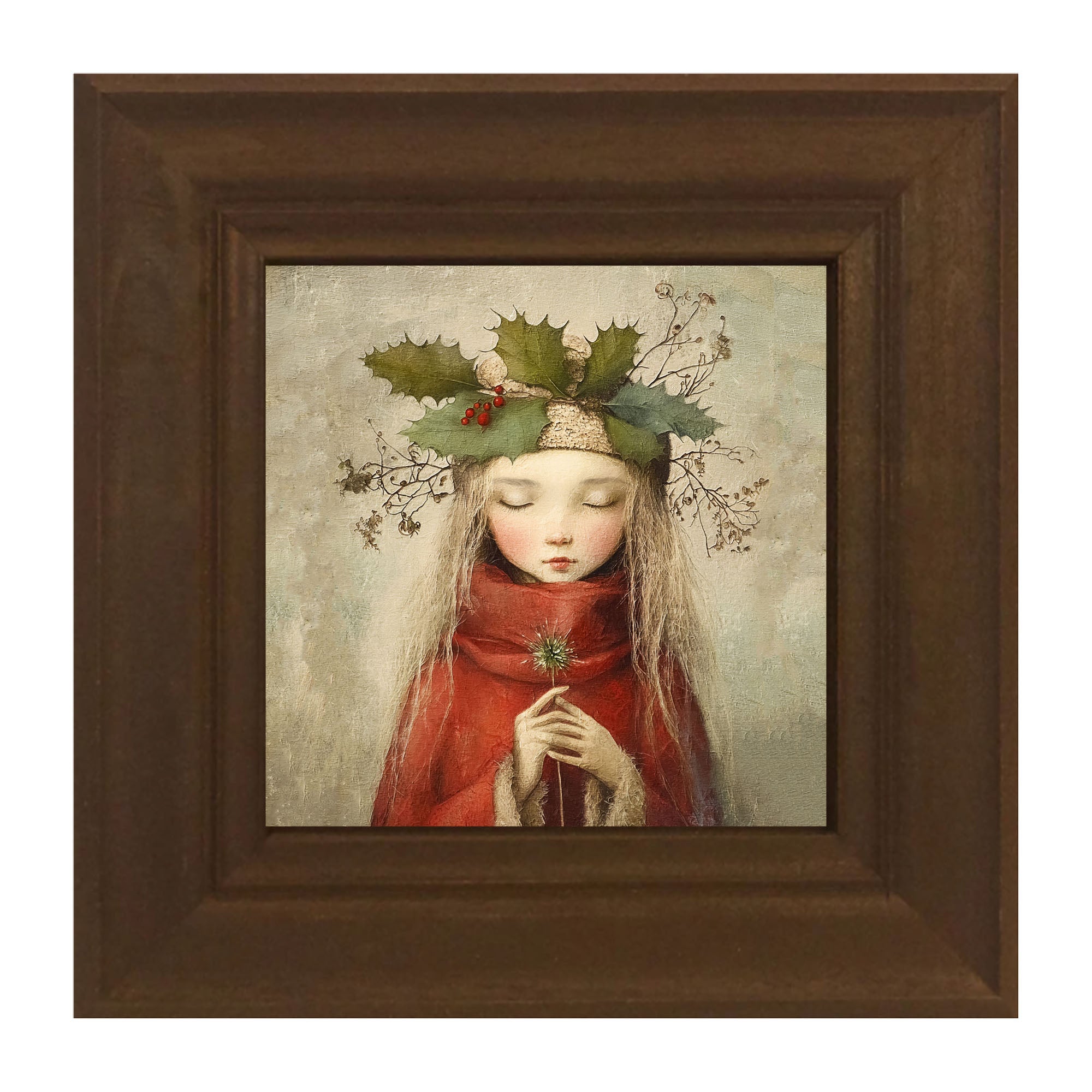 Rustic Christmas girl