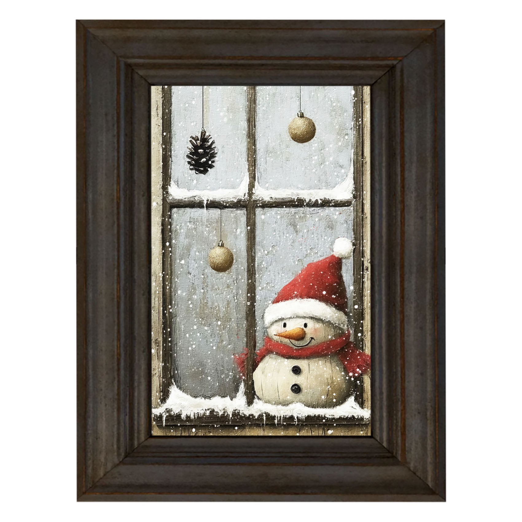 Snowman with Ornaments