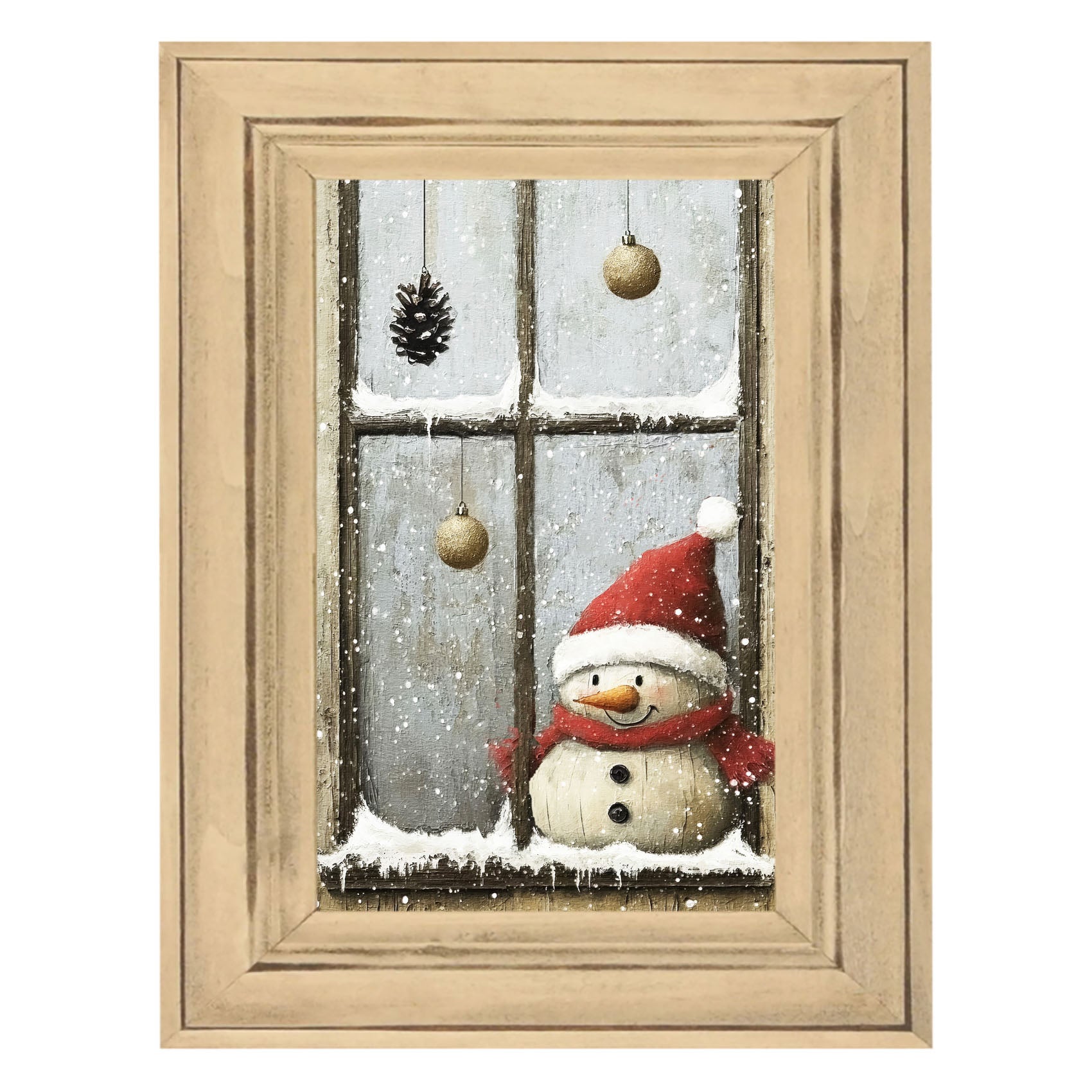 Snowman with Ornaments