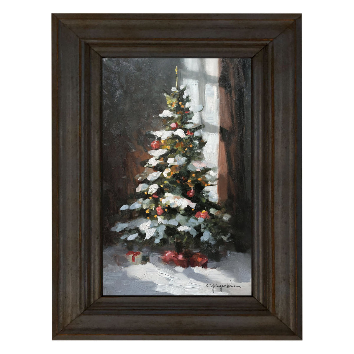 Christmas Tree near Window
