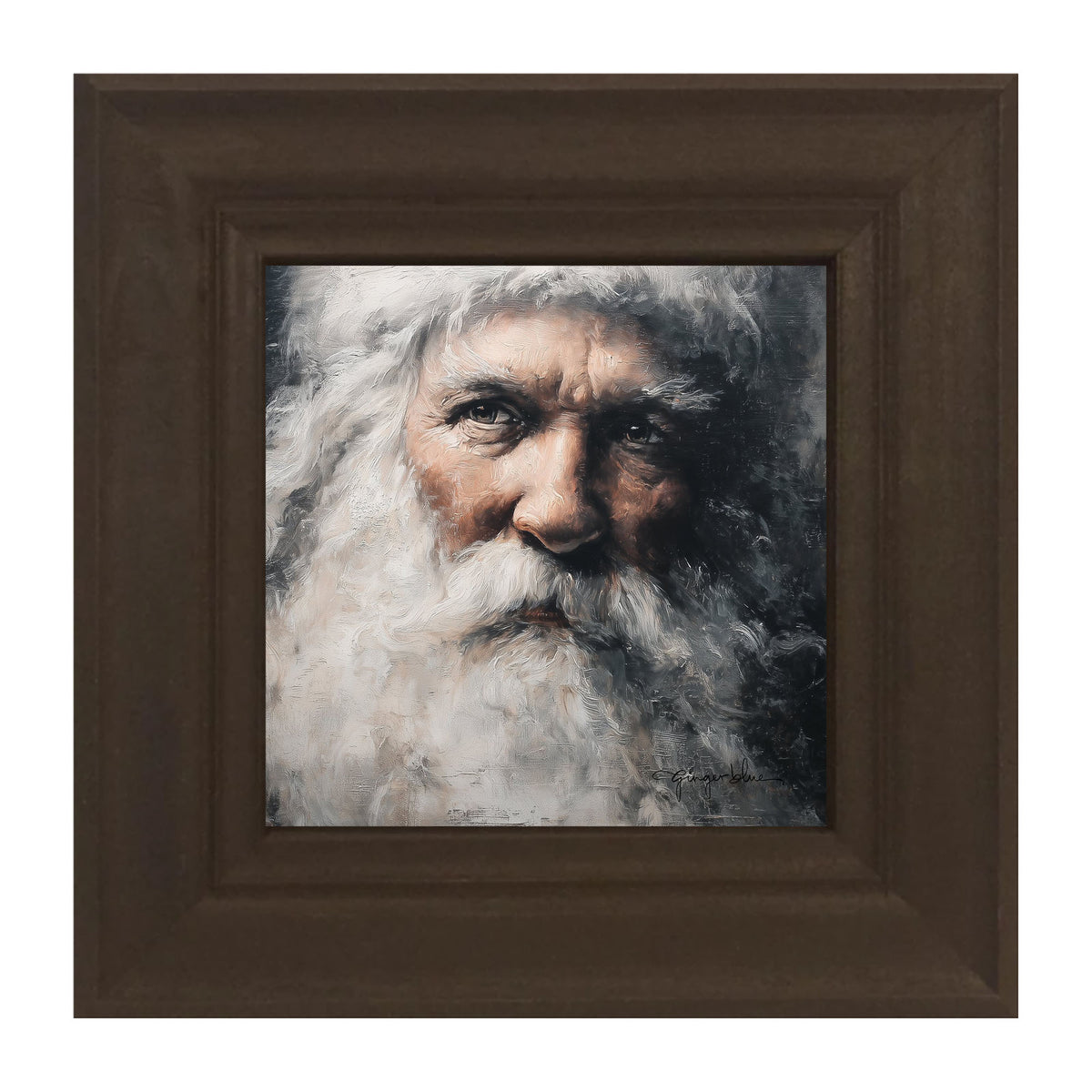 Gazing Santa