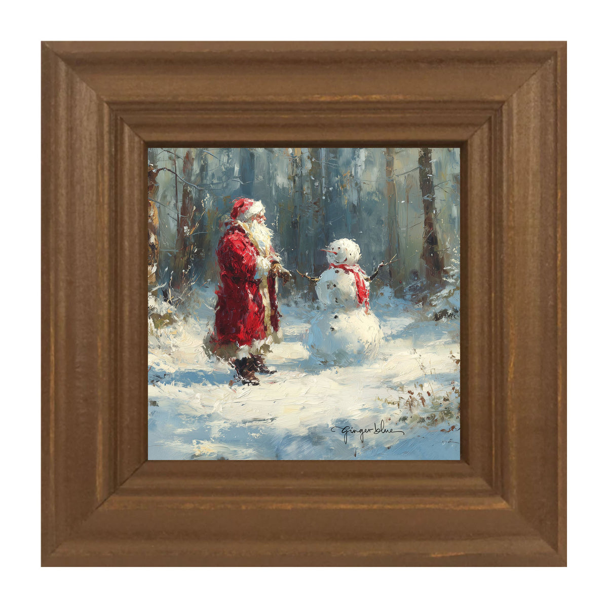 Santa and the Snowman