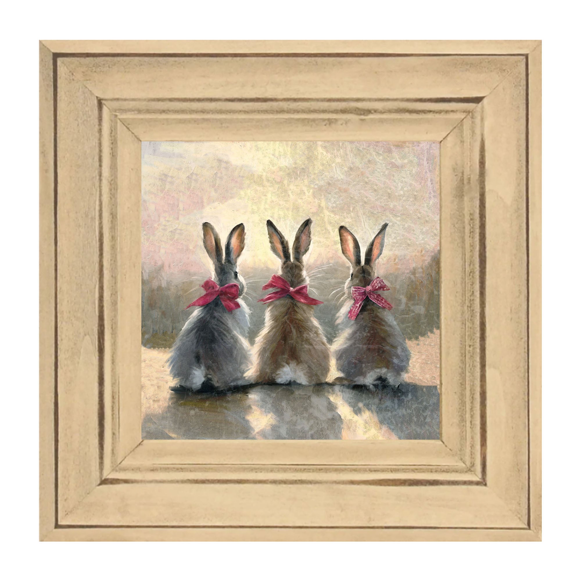Pink-Bowed Bunnies