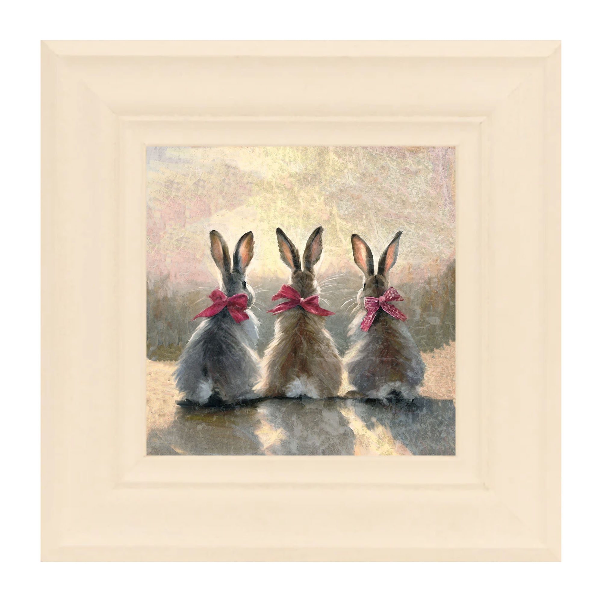 Pink-Bowed Bunnies