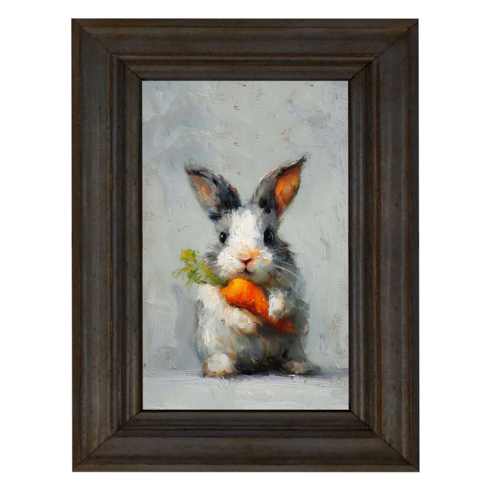 Bunny holding Carrot