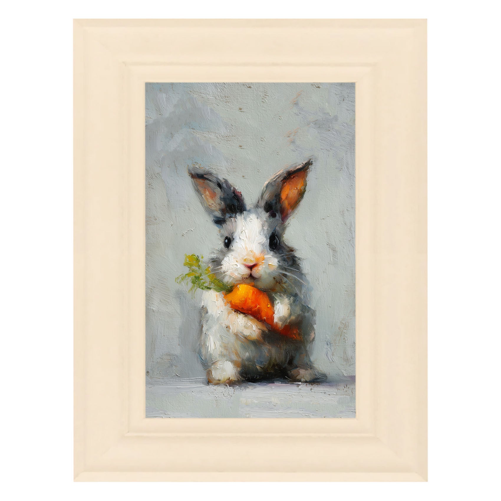 Bunny holding Carrot
