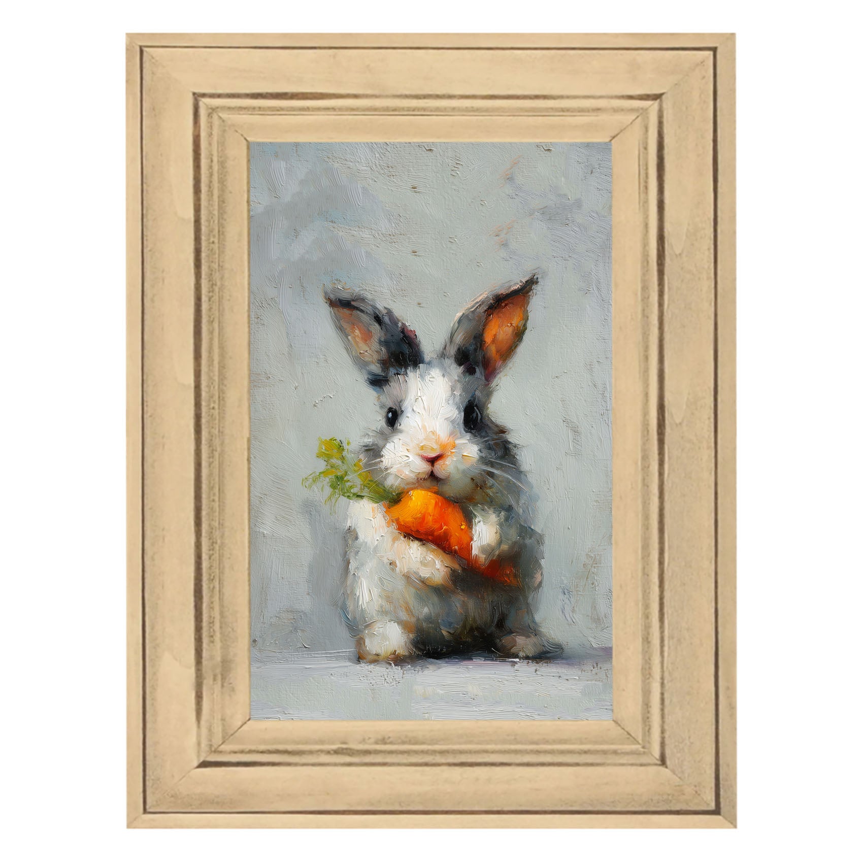 Bunny holding Carrot