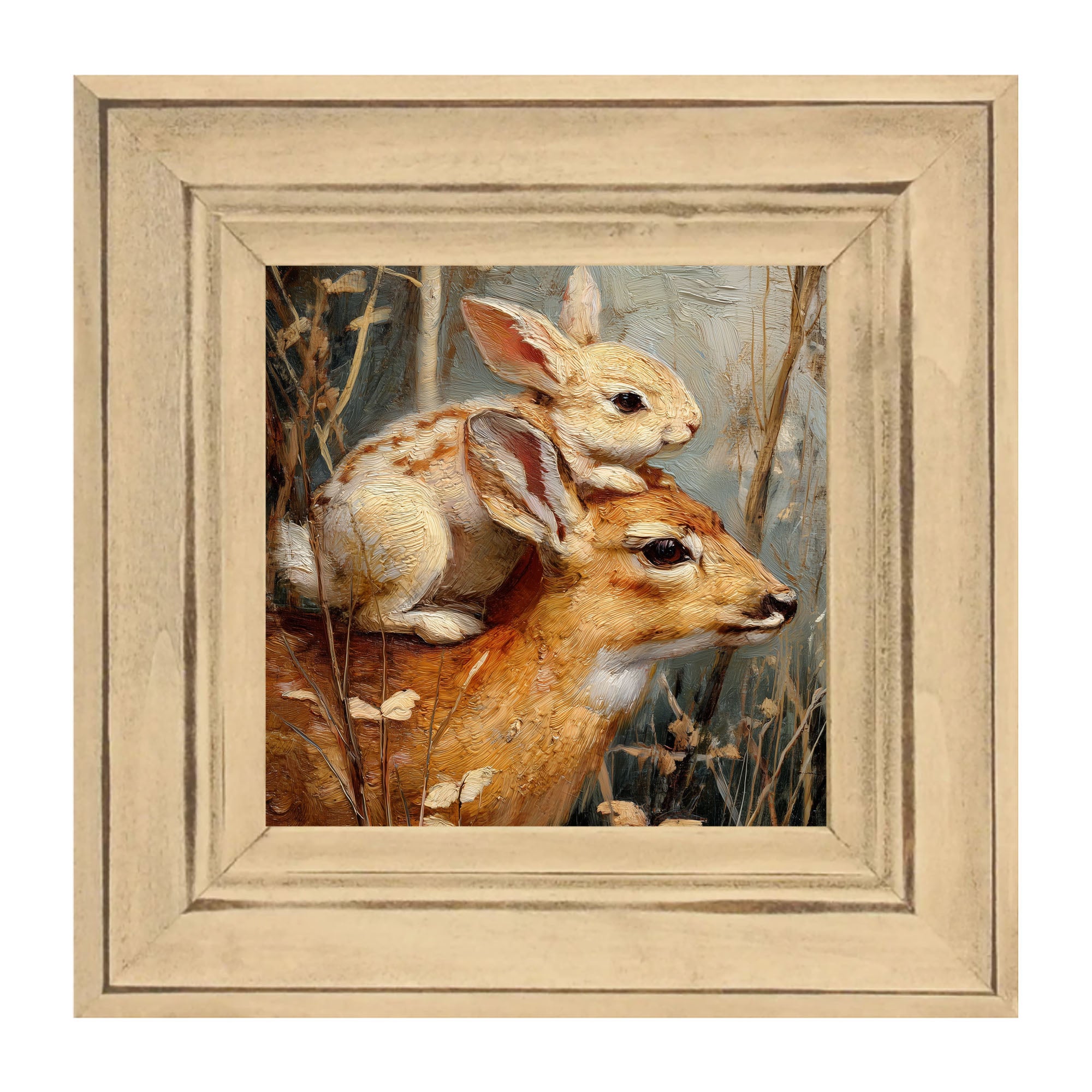 Bunny with a Deer