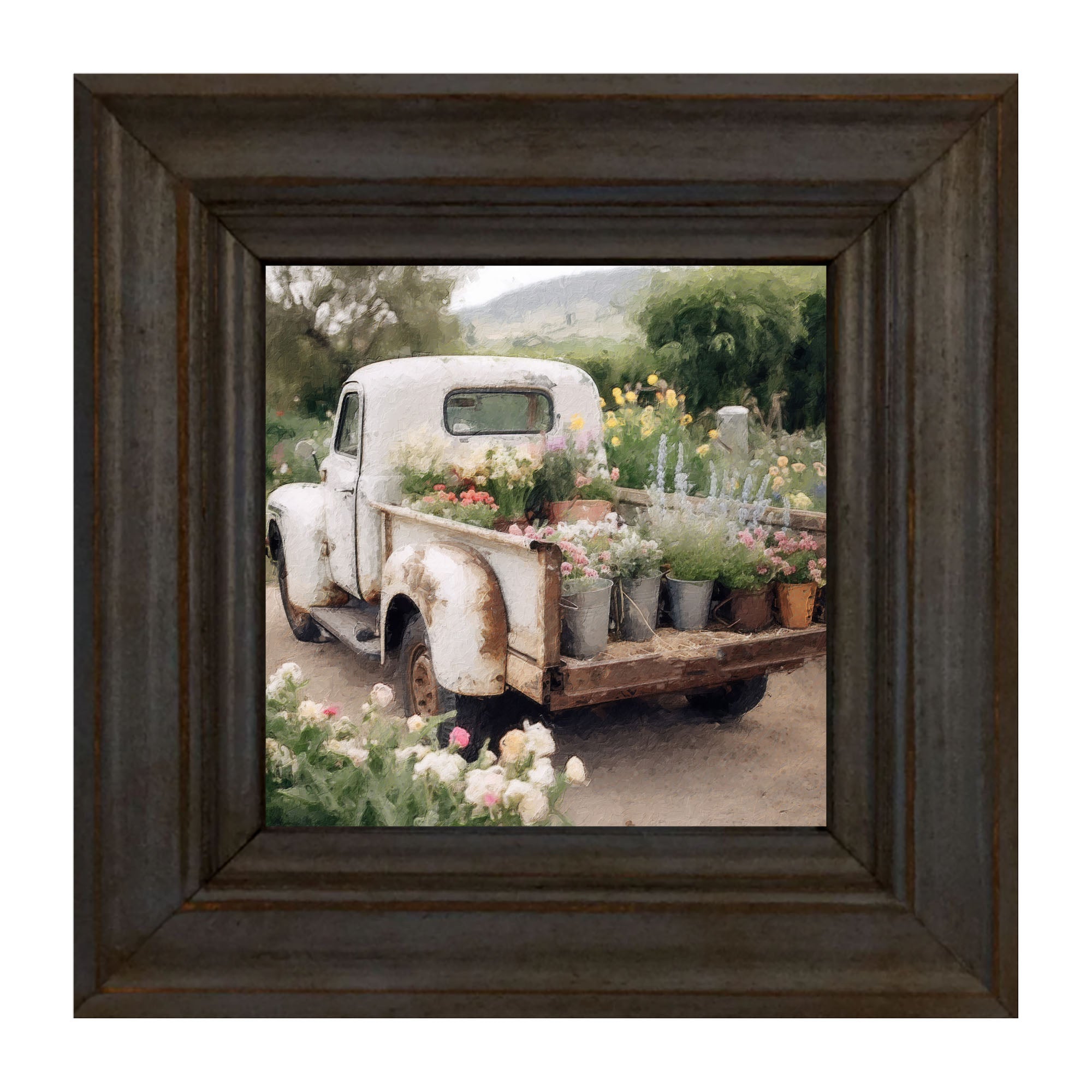 White Flower Truck