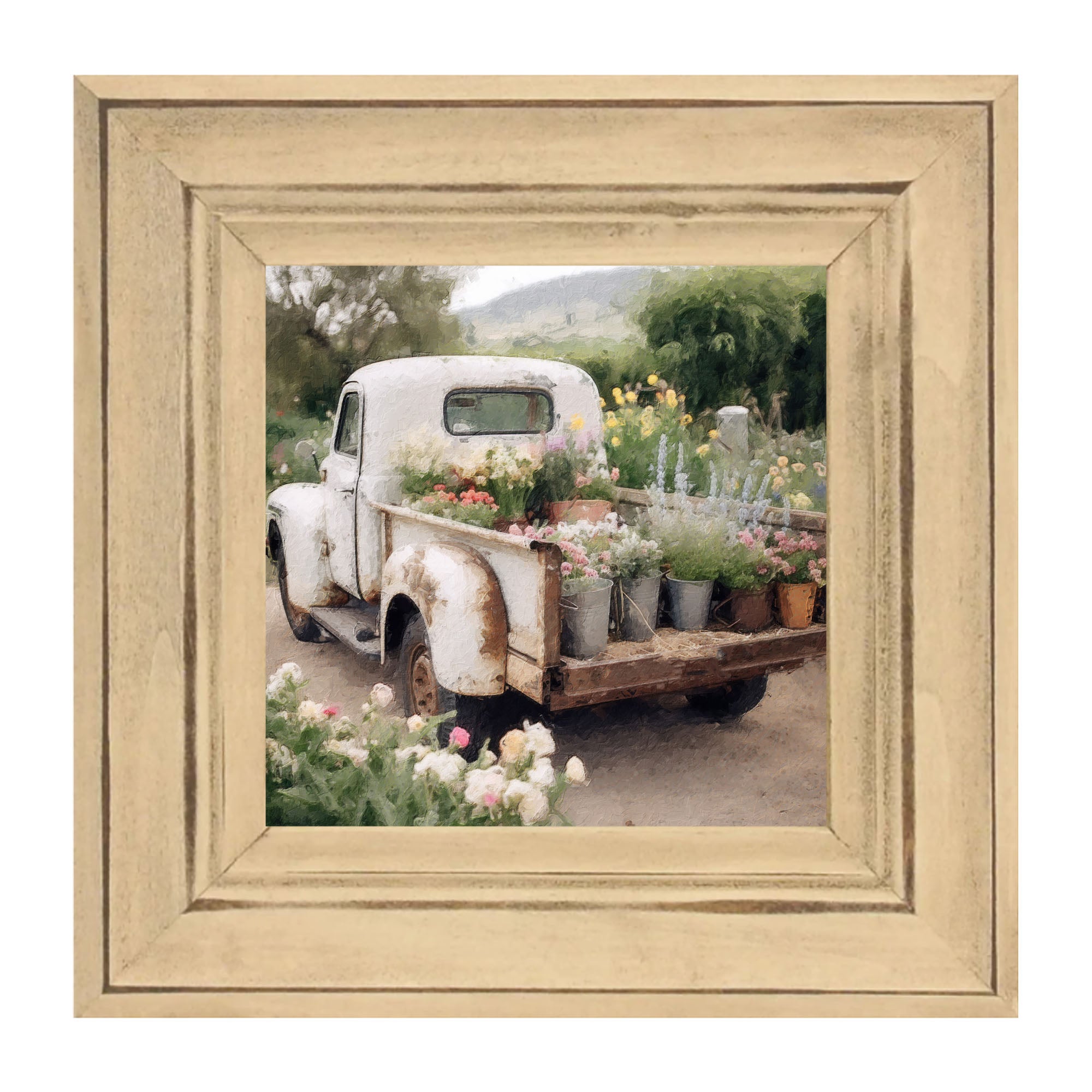 White Flower Truck