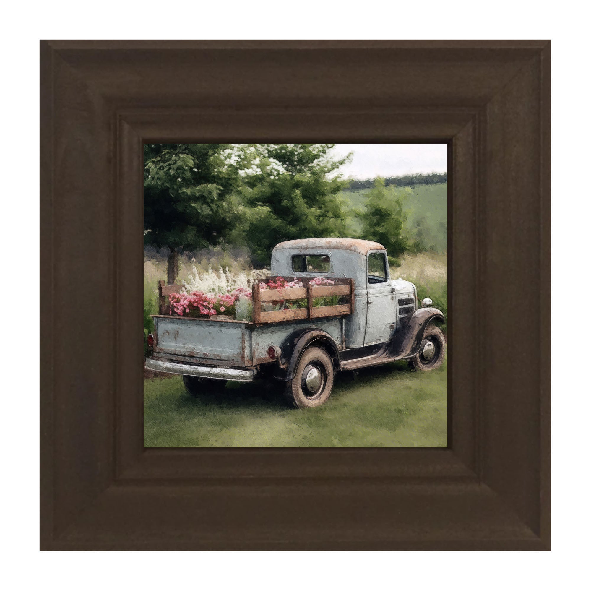 Blue Flower Truck