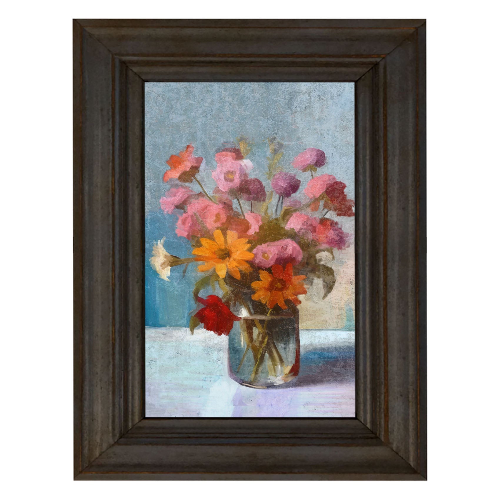 Glass Vase with flowers