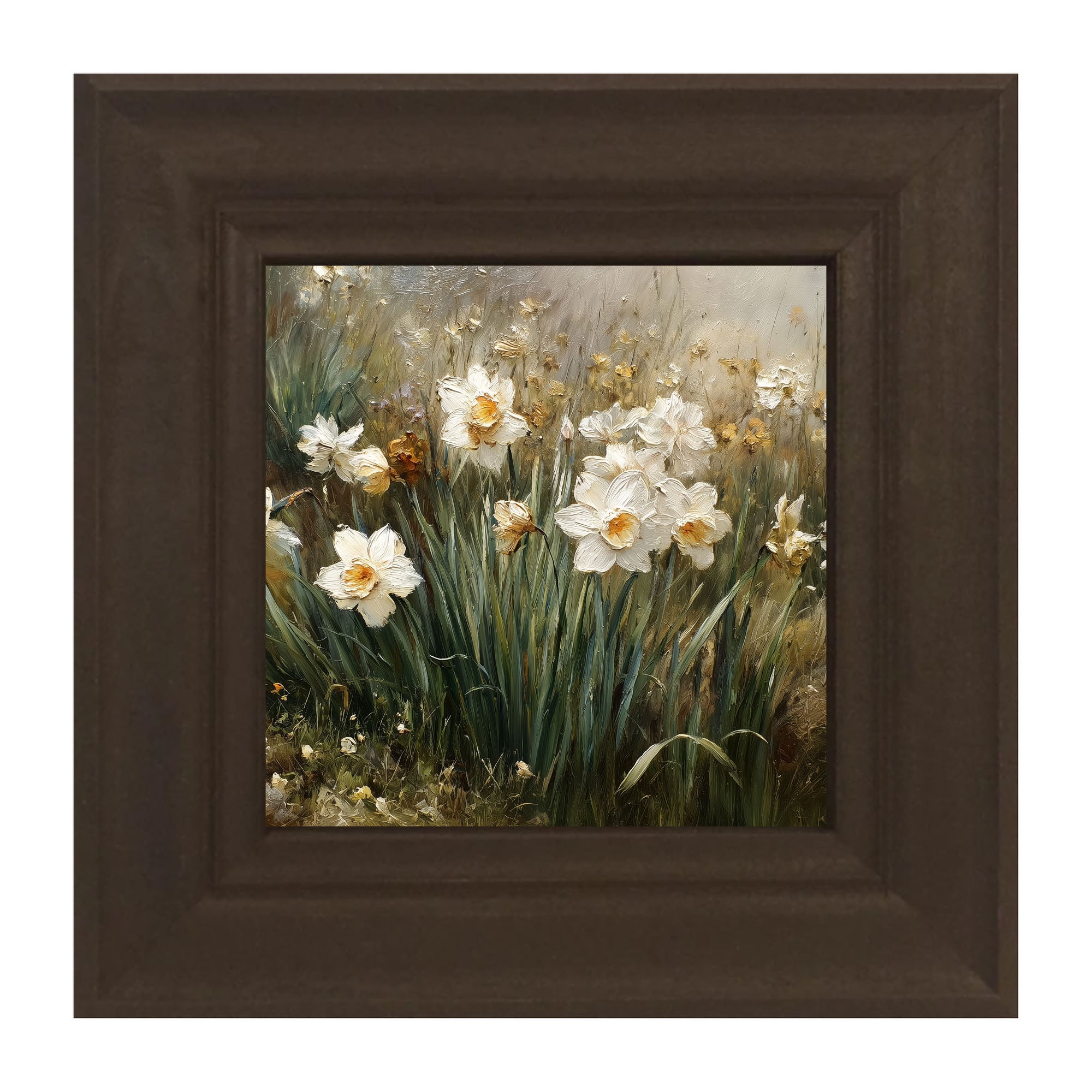 Patch of White Daffodils