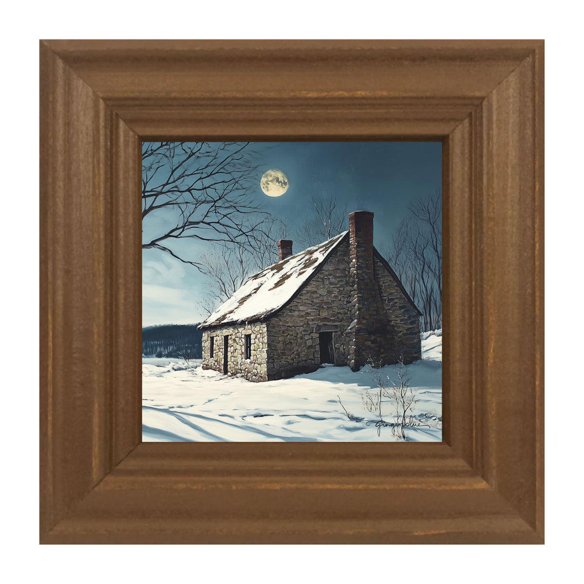 Moon-lit Country House