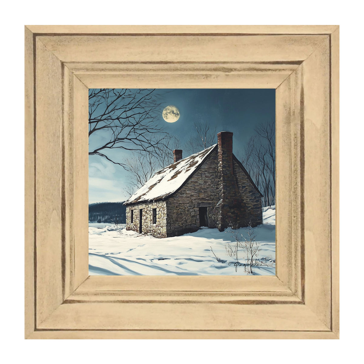 Moon-lit Country House