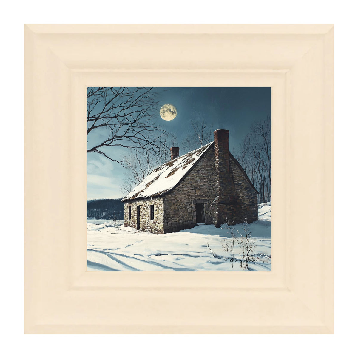 Moon-lit Country House