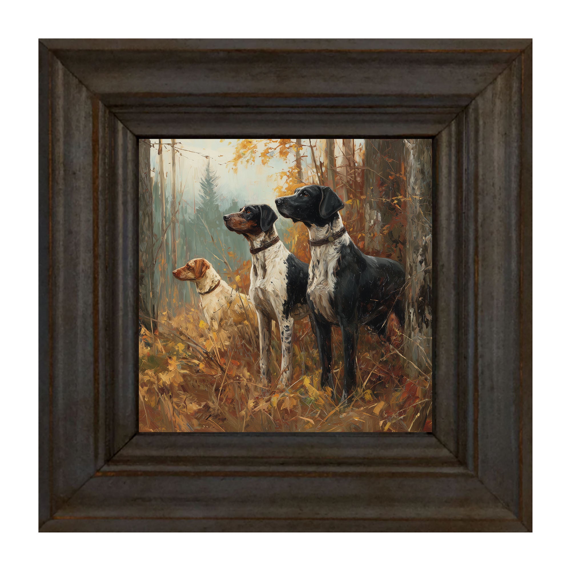 Hunting Season - Dogs in the Woods