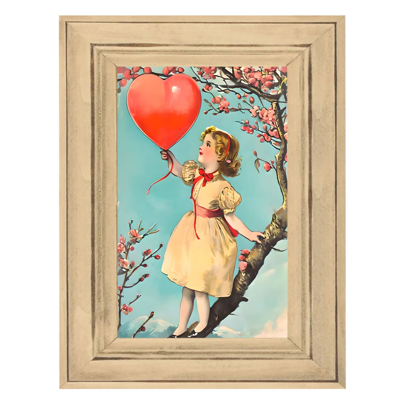 Girl with a Heart Balloon