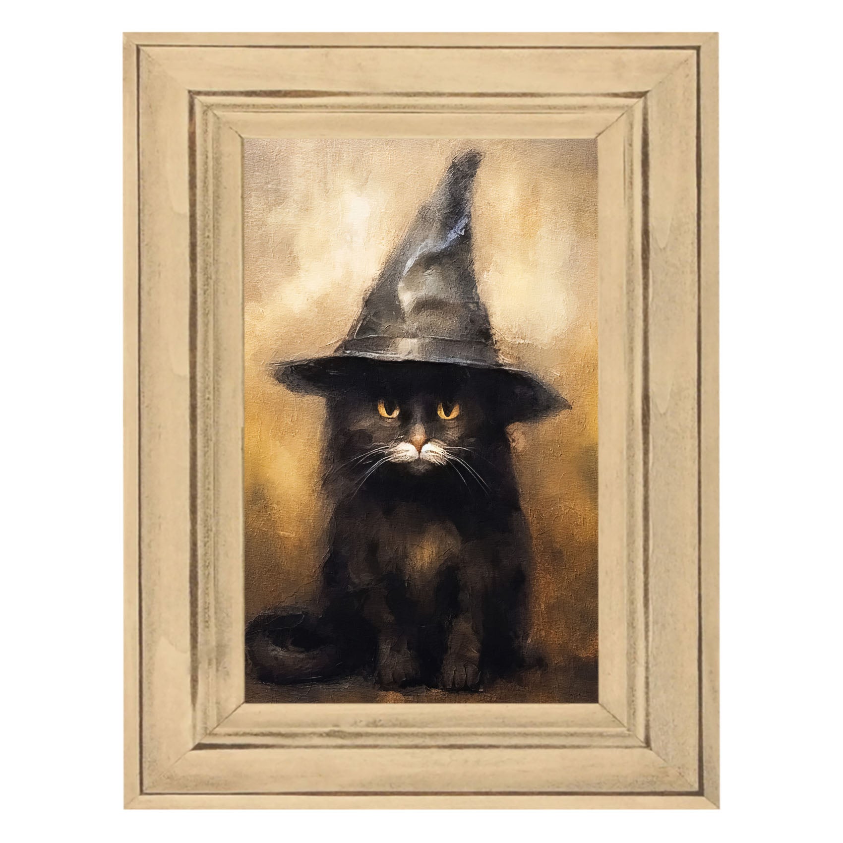 Cat with Witch hat