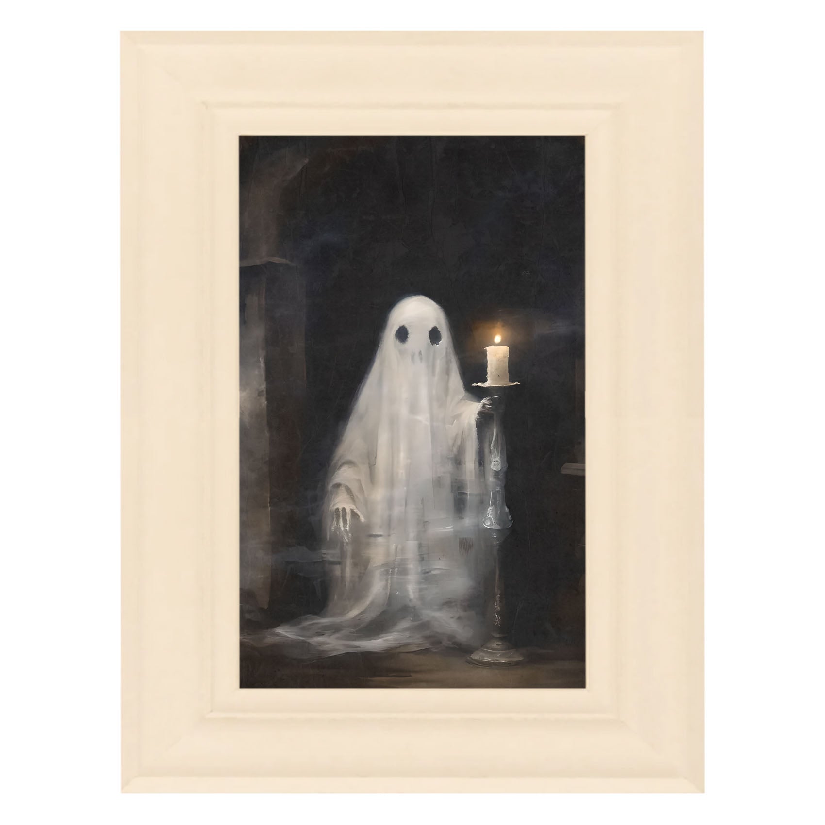 Ghost holding a candle