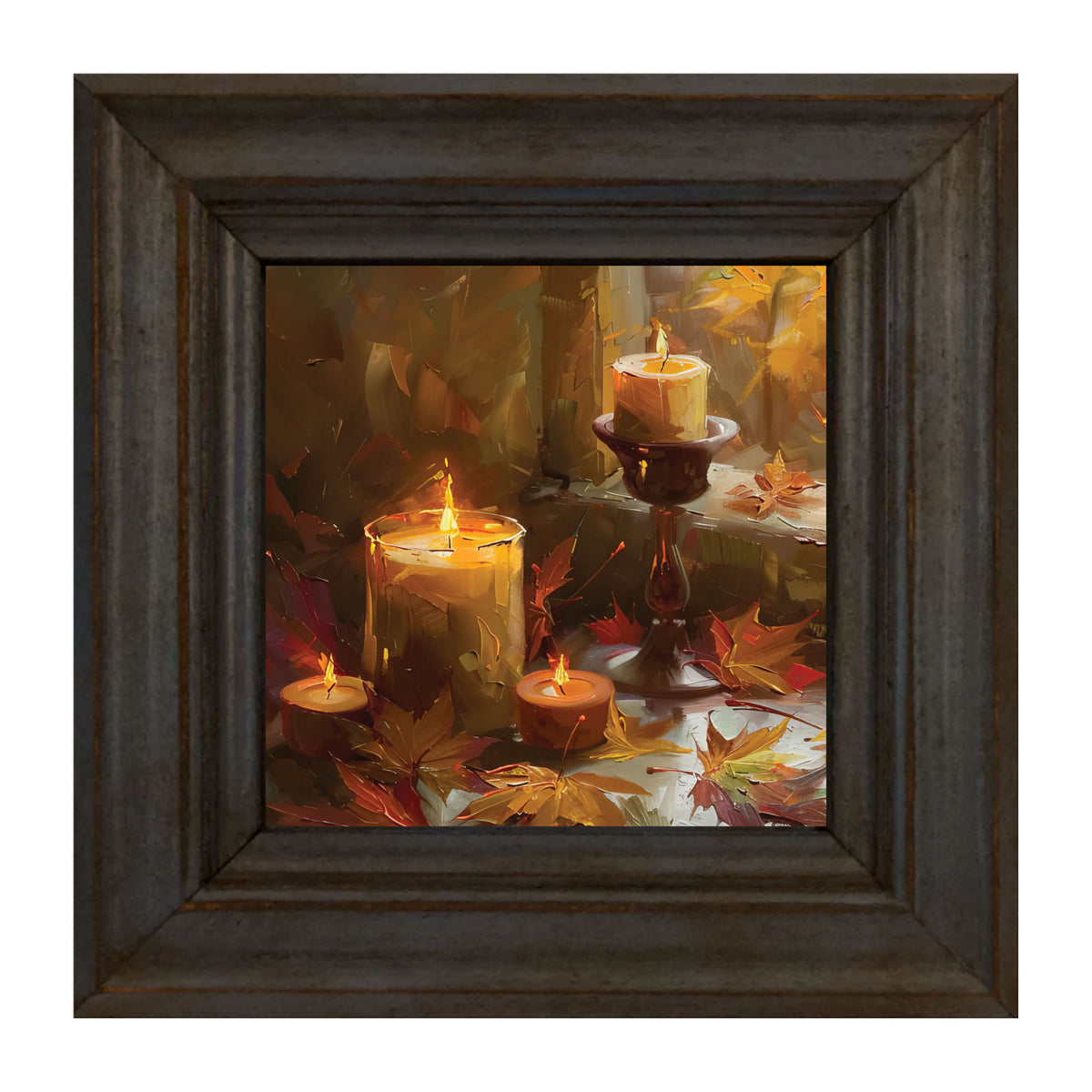 Candles and Leaves