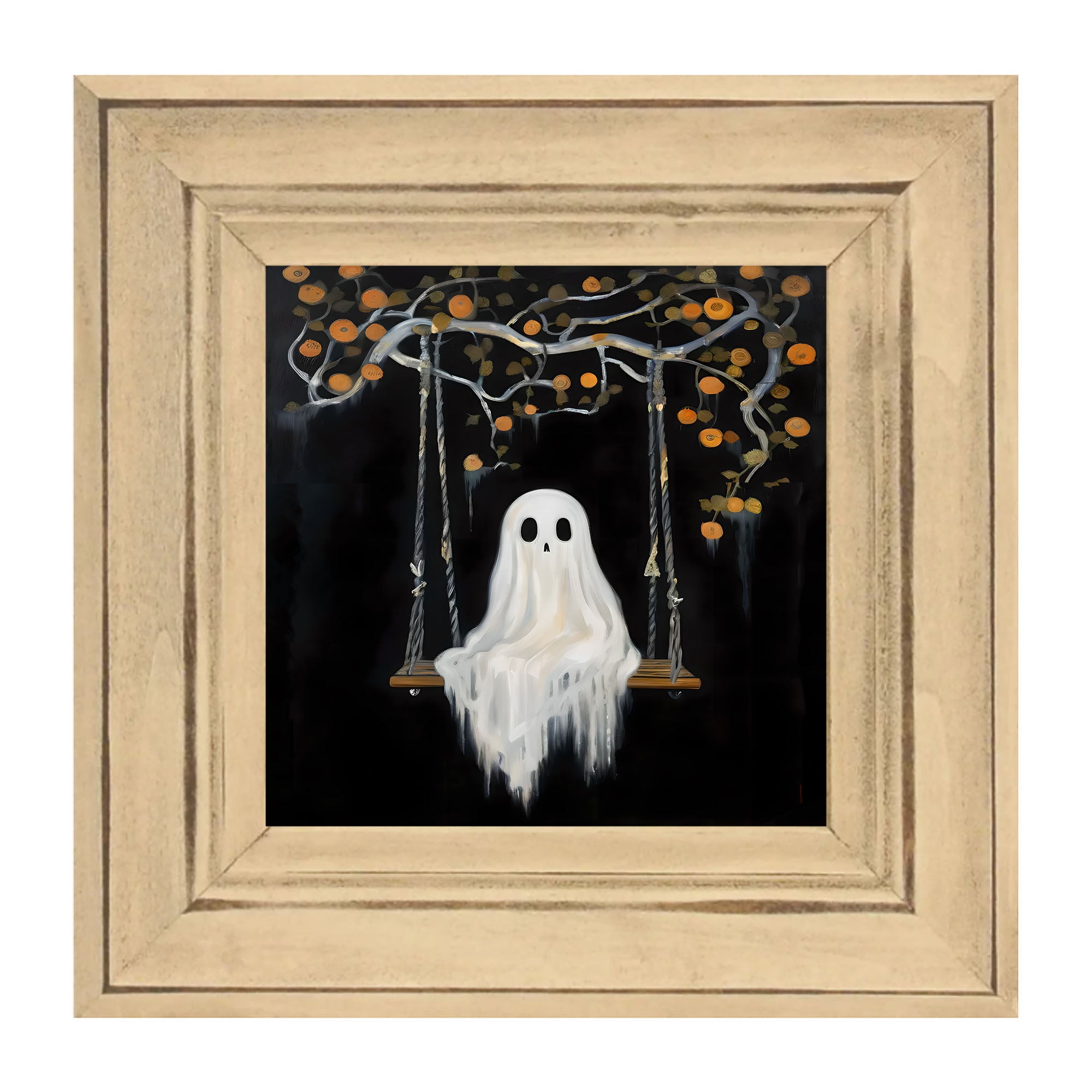 Ghost on a swing