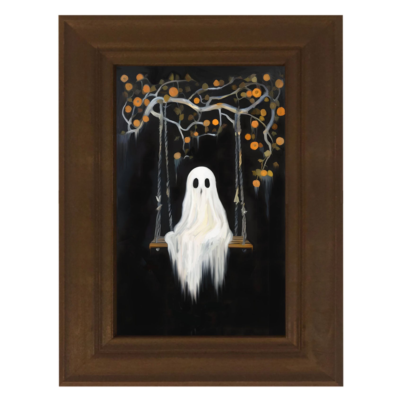Ghost on a swing