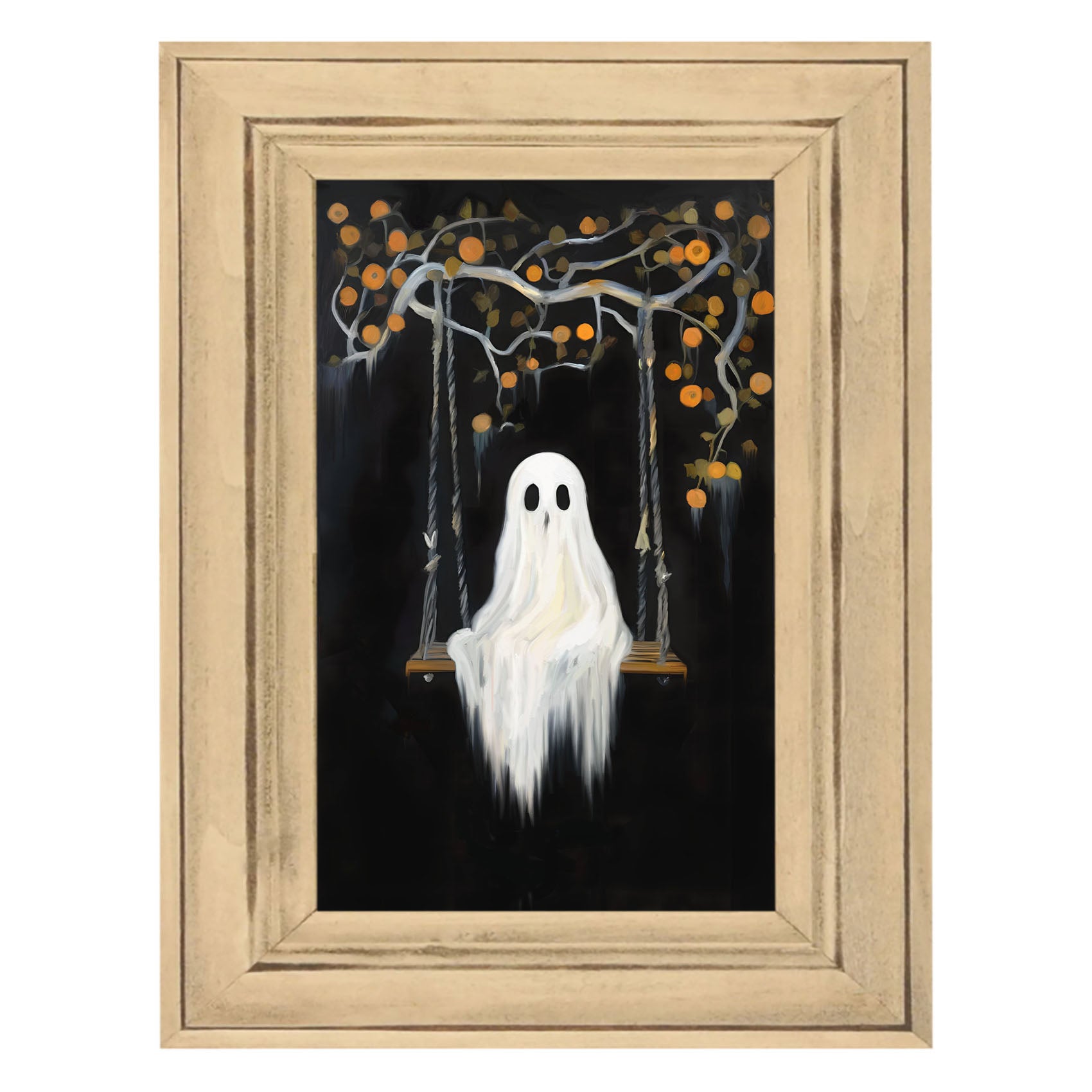 Ghost on a swing
