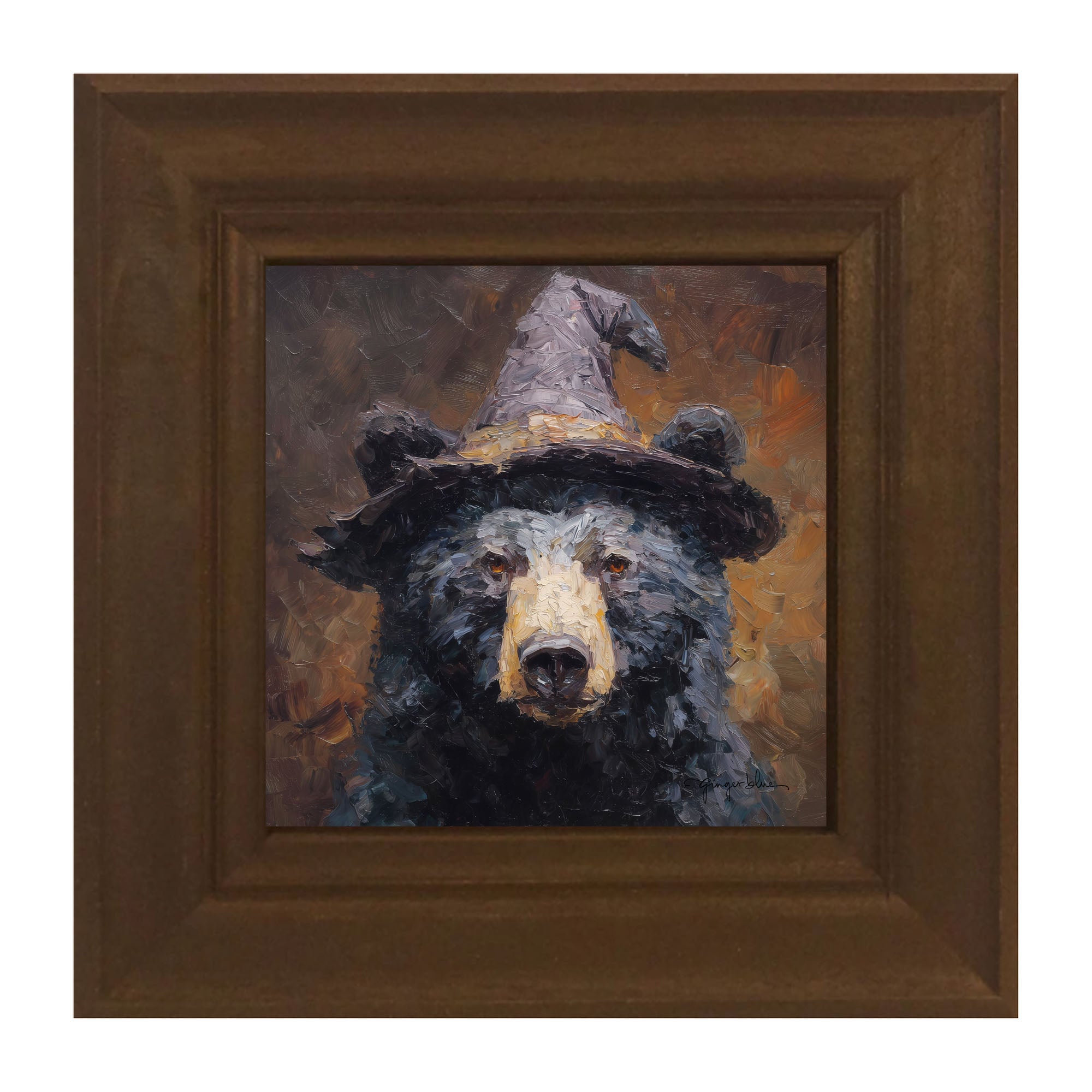 Black Bear with Witch Hat