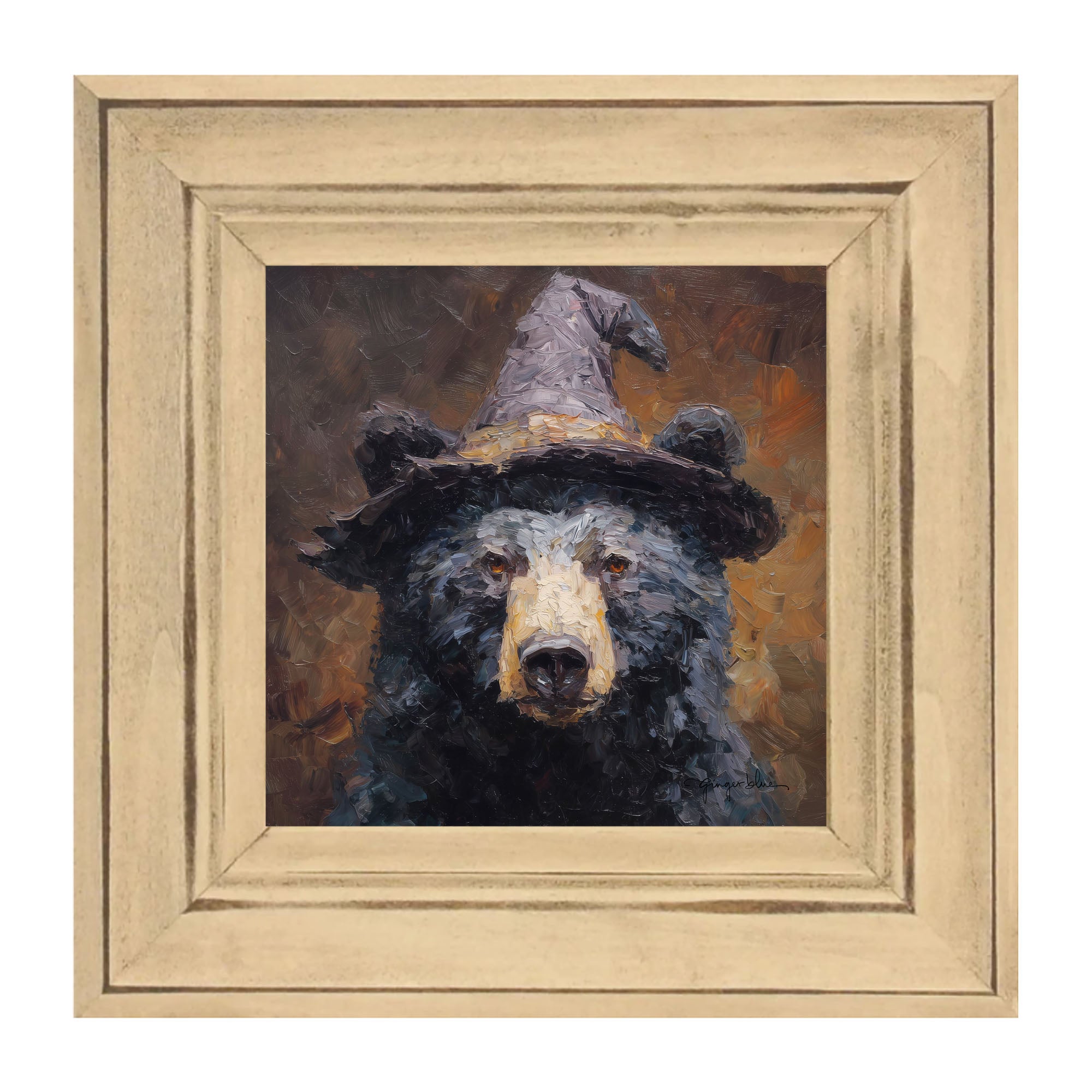 Black Bear with Witch Hat
