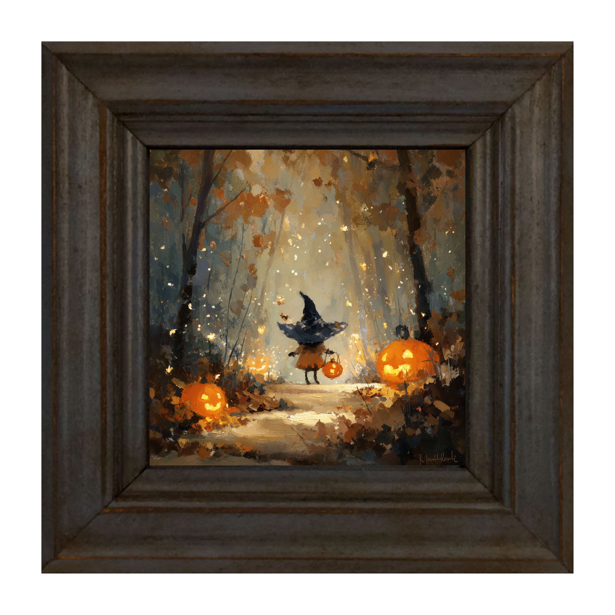 Halloween Friends - Witch on Forest Path