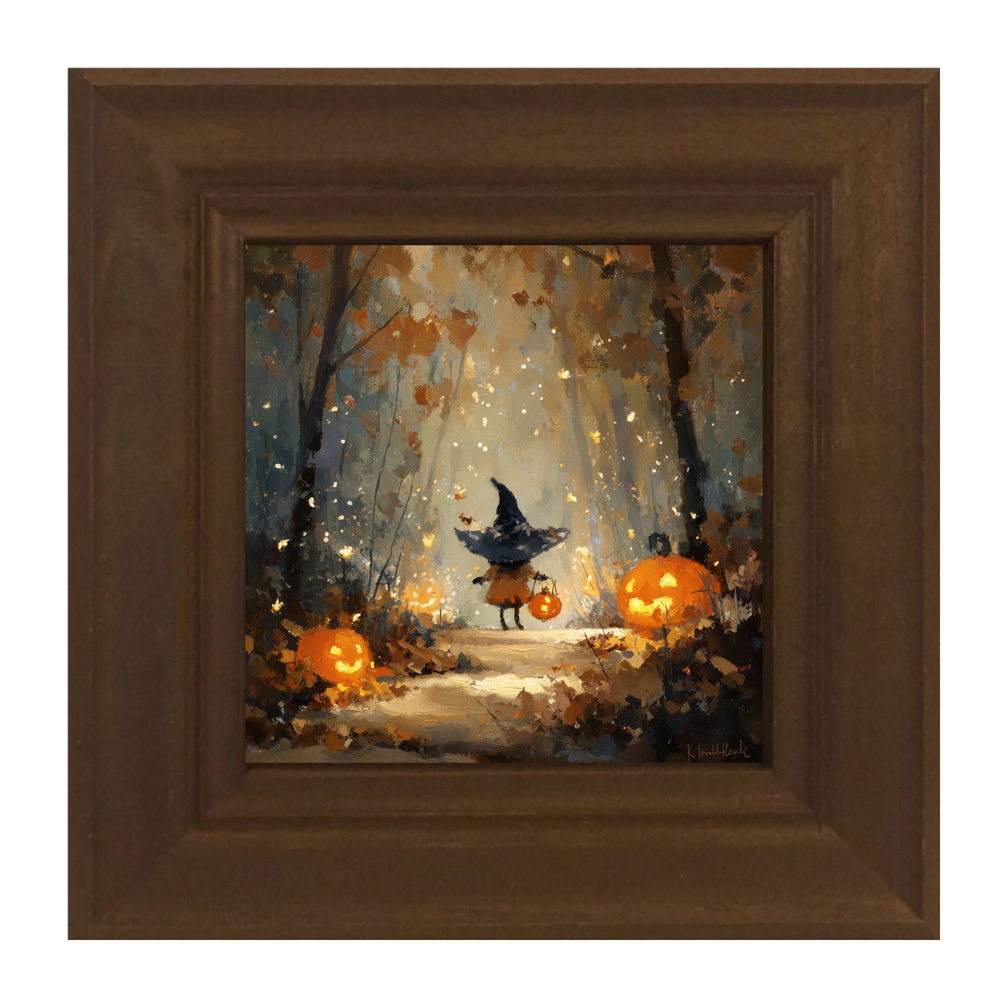 Halloween Friends - Witch on Forest Path