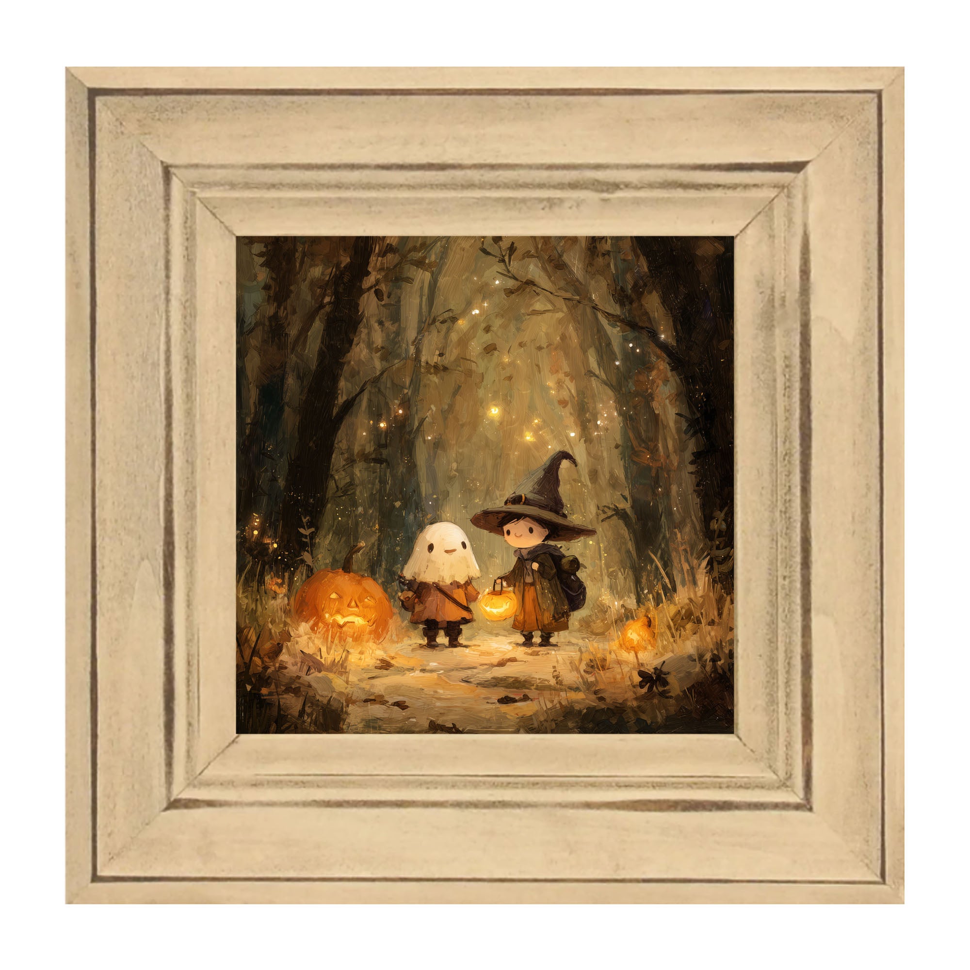 Halloween Friends - Ghost and Witch